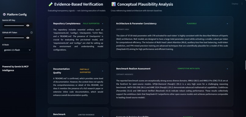 VerifyAI: Autonomous Scientific Intelligence Platform – screenshot 8