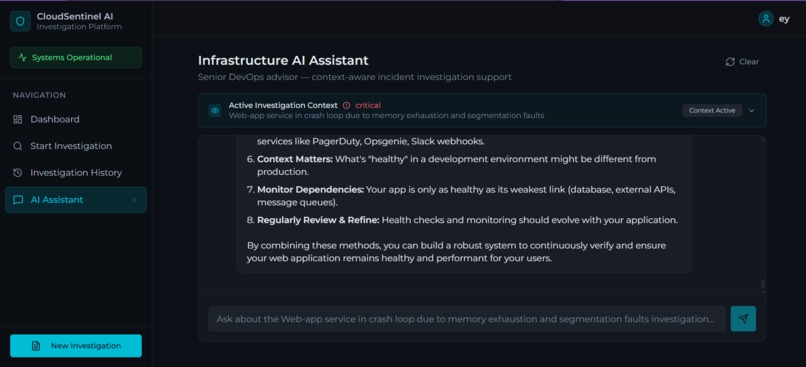 CloudSentinel AI  – screenshot 4