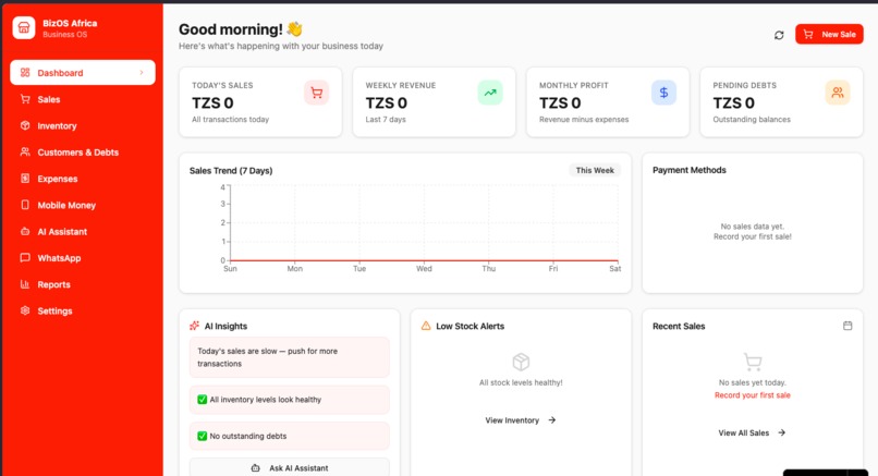 BizOS Africa – screenshot 3