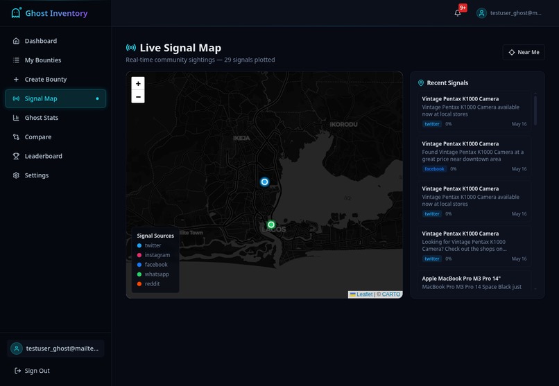 Ghost inventory Finder – screenshot 1