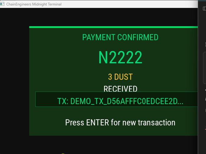ChainEngineers: Confidential Payment Terminal – screenshot 1