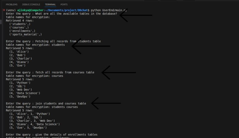 DB Bot – screenshot 1