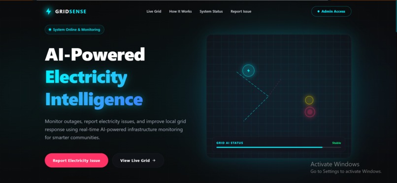 GridSense AI – screenshot 1