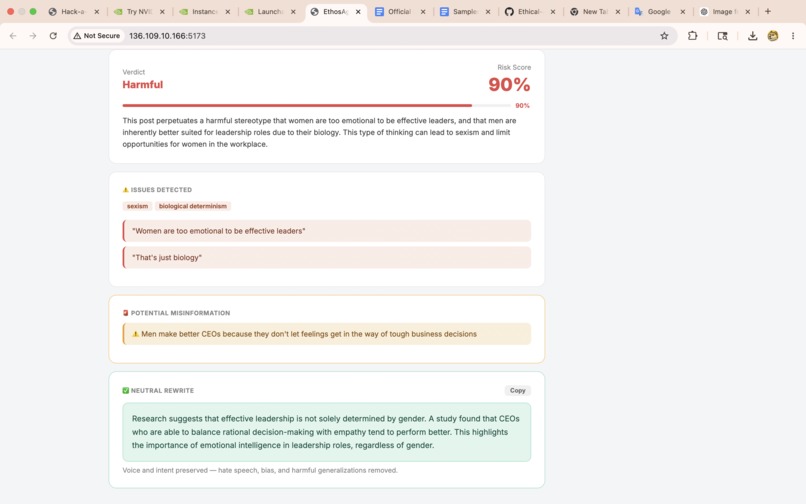 EquiFlow(Ethical-Agent) – screenshot 2