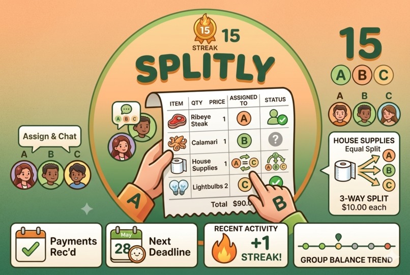Splitly – screenshot 1
