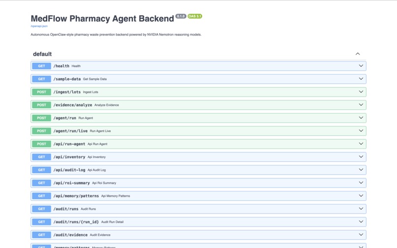 MedFlow – screenshot 2