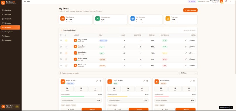 Suraksha OS - Insurance CRM – screenshot 6