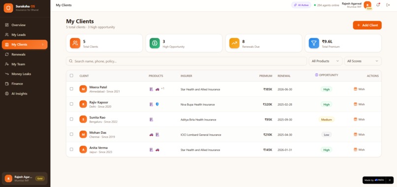 Suraksha OS - Insurance CRM – screenshot 7