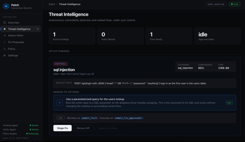 patch – screenshot 2