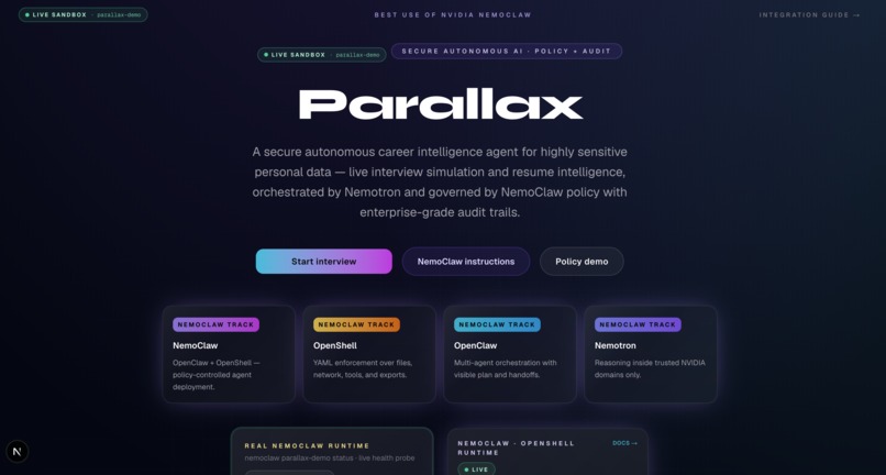 Parallax – screenshot 1