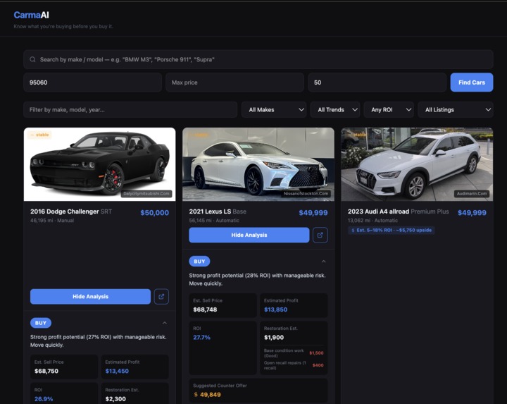 Carma AI – screenshot 2