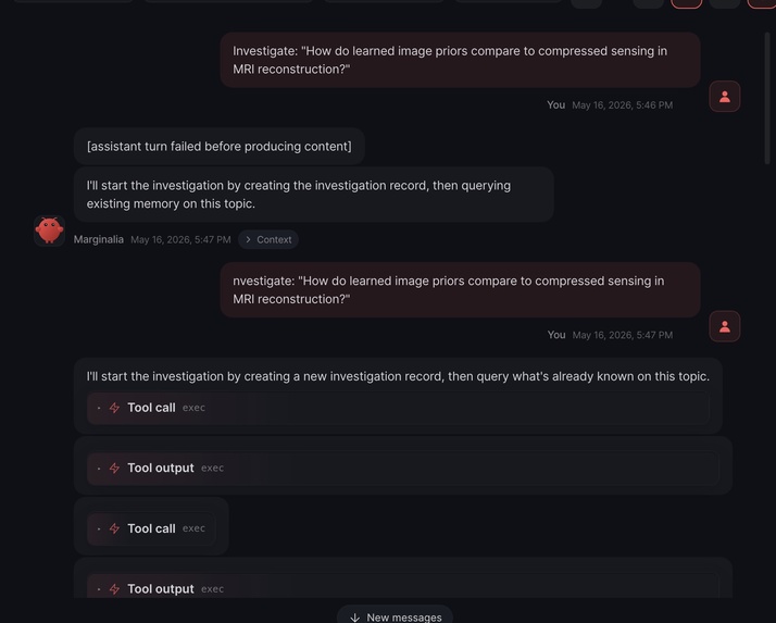 Marginalia – screenshot 1