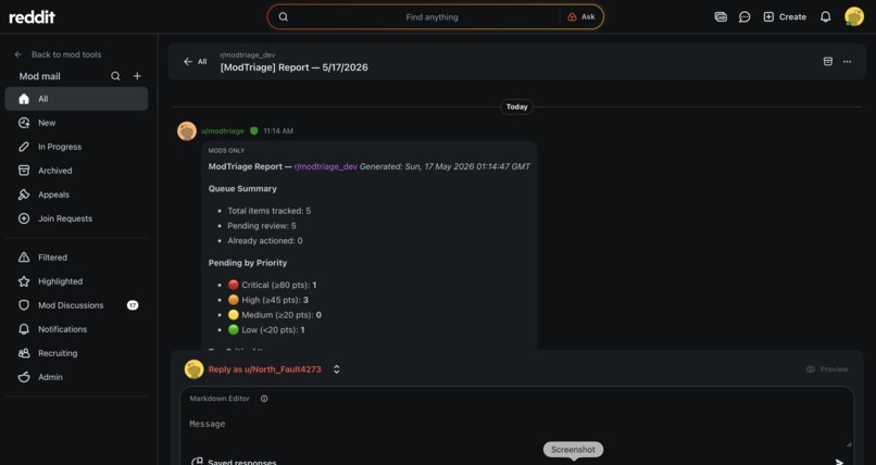 ModTriage – screenshot 3