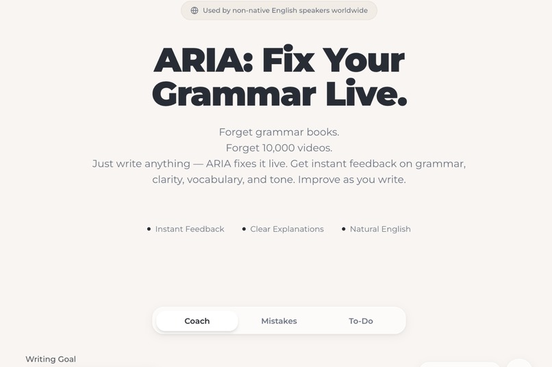 ARIA: Fix Your Grammar Live. – screenshot 1