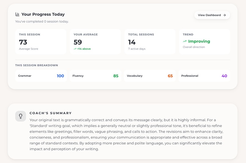 ARIA: Fix Your Grammar Live. – screenshot 2
