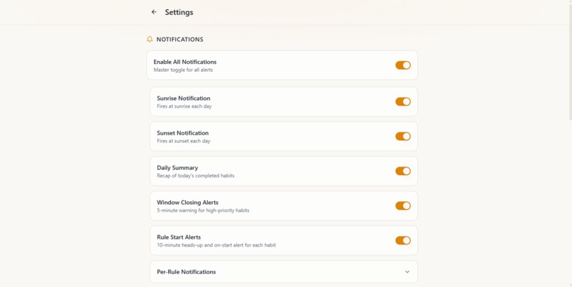 Circadyan - Your sun-synced rules and habits – screenshot 3