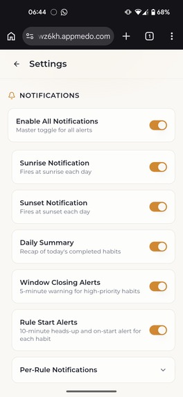 Circadyan - Your sun-synced rules and habits – screenshot 9