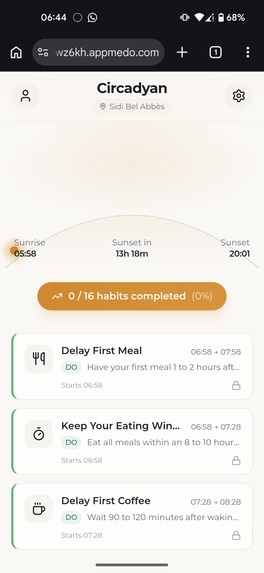 Circadyan - Your sun-synced rules and habits – screenshot 7