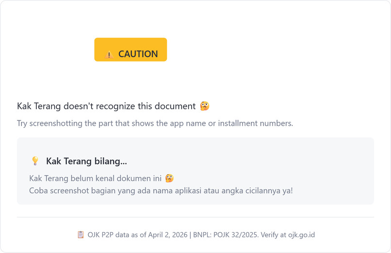 Terang: Financial Truth in Your Pocket – screenshot 1