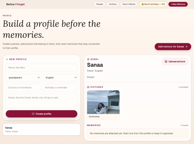 Before I Forget – screenshot 2