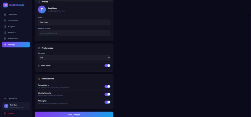 BudgetBrain – screenshot 3