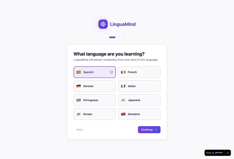 LinguaMind – AI Language Coach – screenshot 1