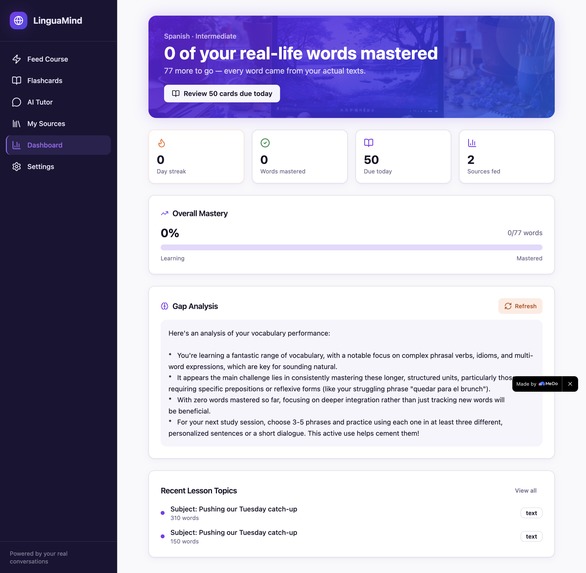 LinguaMind – AI Language Coach – screenshot 7