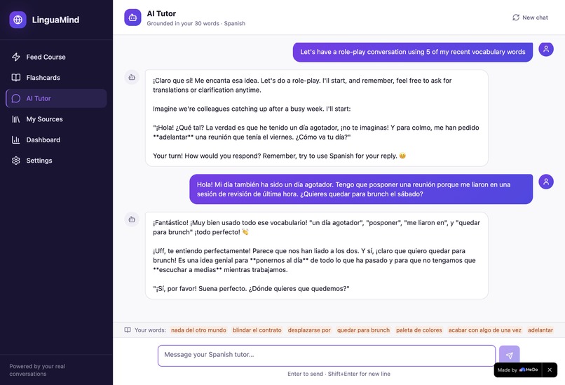 LinguaMind – AI Language Coach – screenshot 9