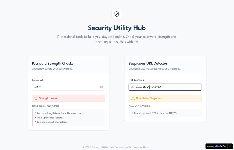 security utility hub – screenshot 1