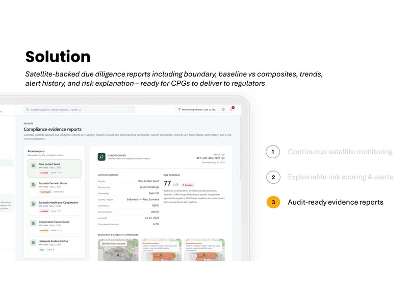 CanopyGuard — Supply Chain Deforestation Risk Tracker – screenshot 6