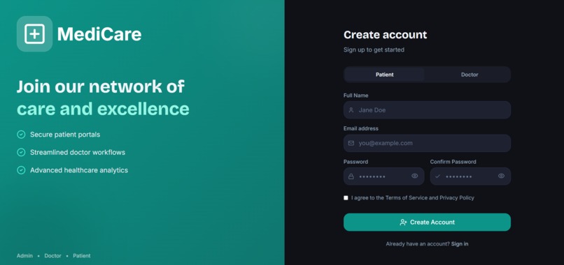 MediSync — AI-Powered Healthcare Management System – screenshot 4