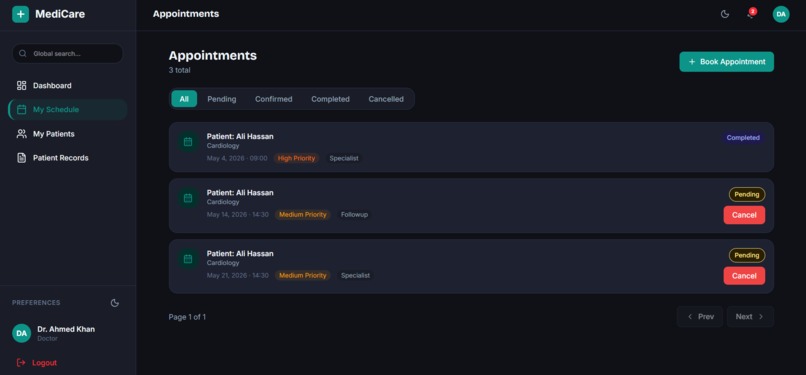 MediSync — AI-Powered Healthcare Management System – screenshot 8