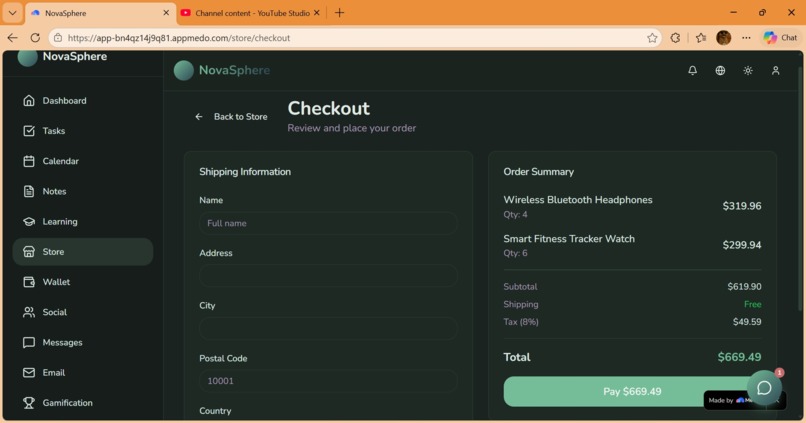 Nova Shpere Store  – screenshot 2