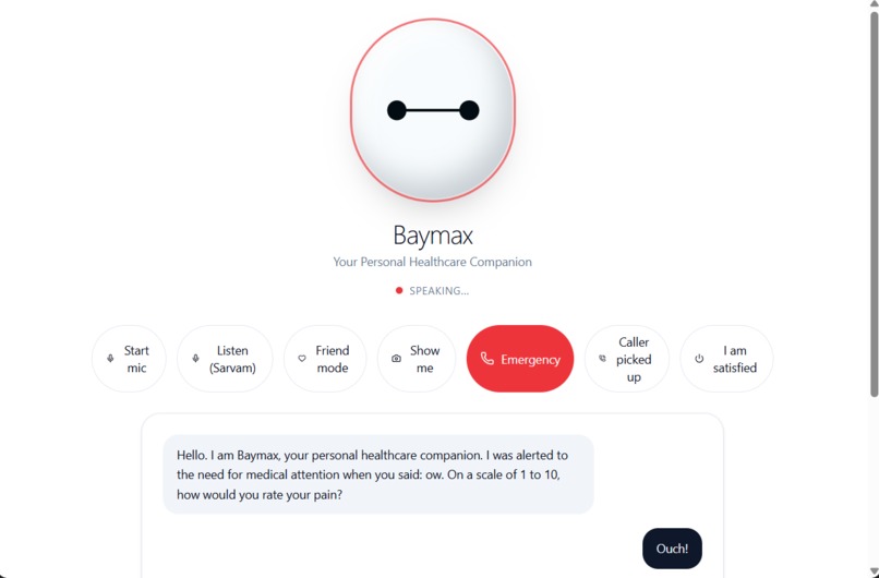 baymax health companion – screenshot 2