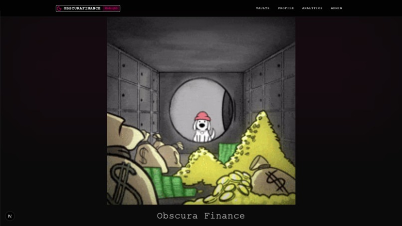 Obscura Finance – screenshot 1
