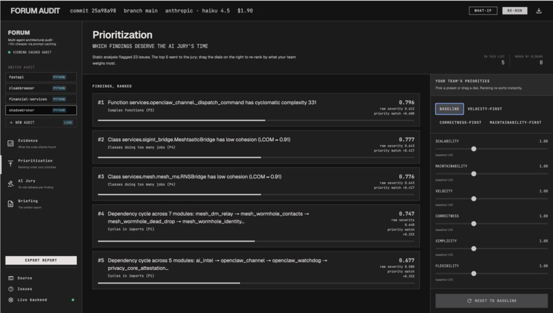 FORUM – screenshot 1