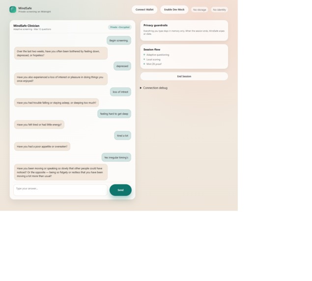 MindSafe - Private AI Mental Health Screening – screenshot 2
