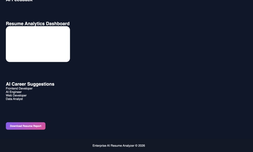 resume analyser – screenshot 1