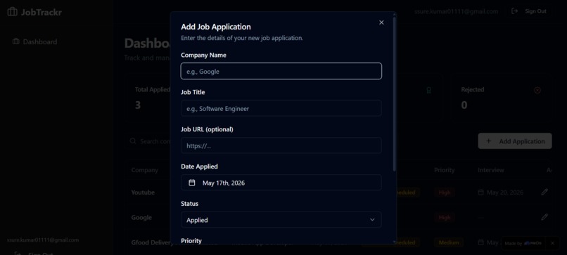 JobTrackr — Smart Job Application Tracker – screenshot 3