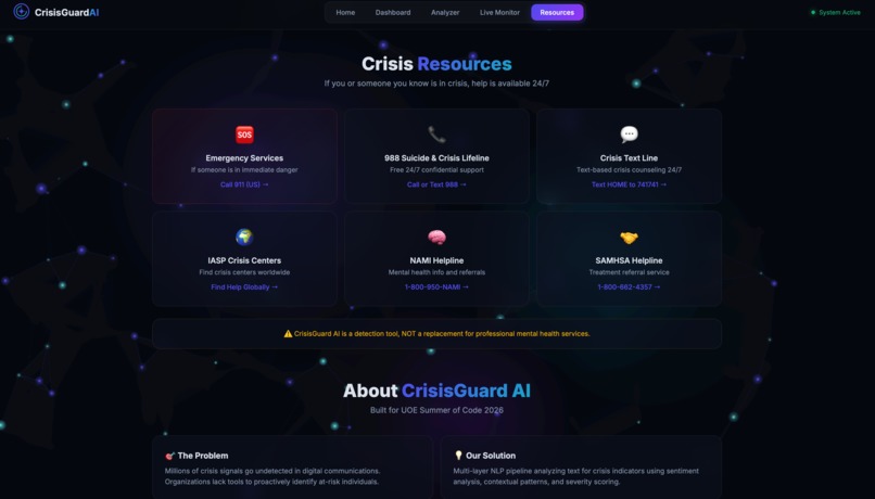 CrisisGuard: Privacy-First AI Triage – screenshot 5