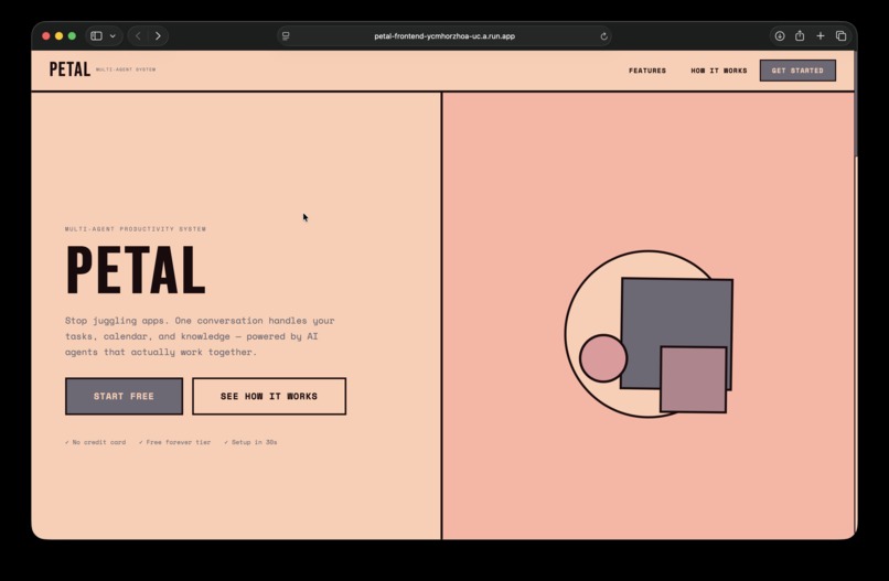 PETAL – screenshot 1