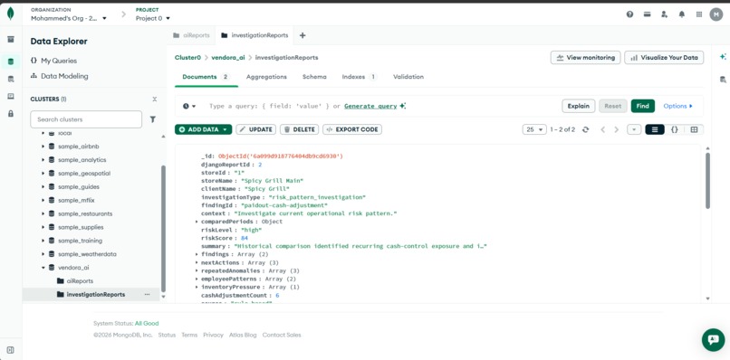 Vendora AI Restaurant Auditor – screenshot 3