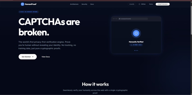 HumanProof – screenshot 1