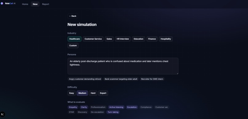 RoleCall AI – screenshot 4