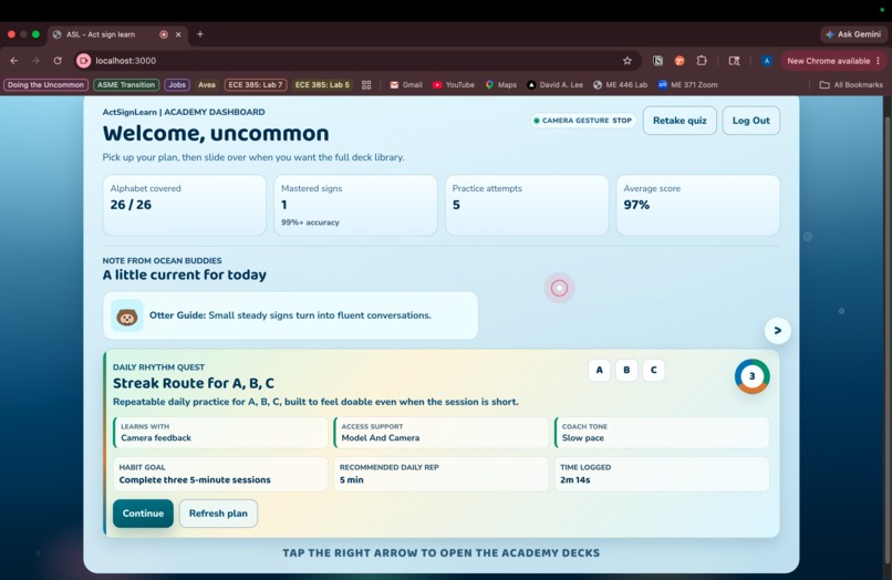 ActSignLearn – screenshot 4