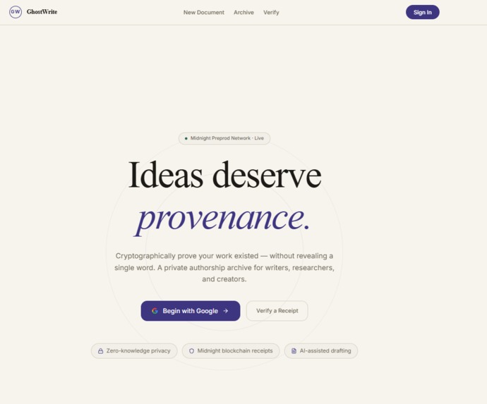 GhostWrite – screenshot 2