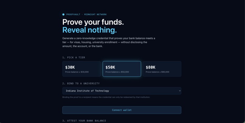 proofvault-zk – screenshot 1