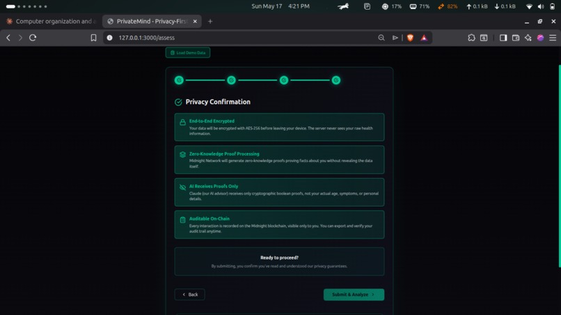PrivateMind — Privacy-First AI Mental Health Advisor – screenshot 5