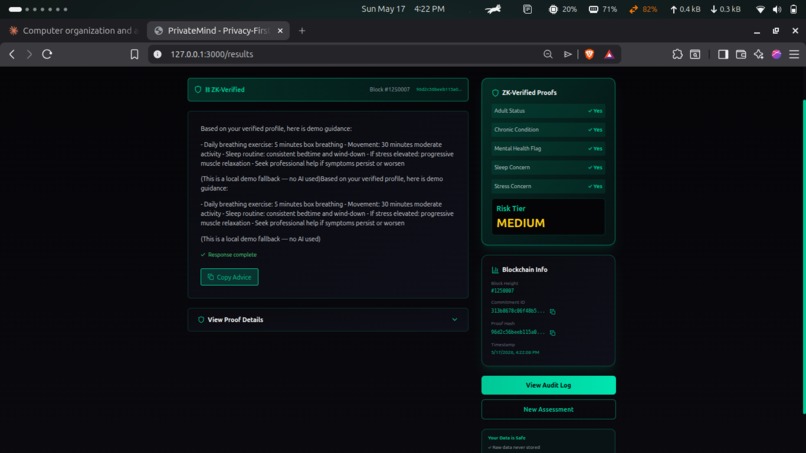 PrivateMind — Privacy-First AI Mental Health Advisor – screenshot 6