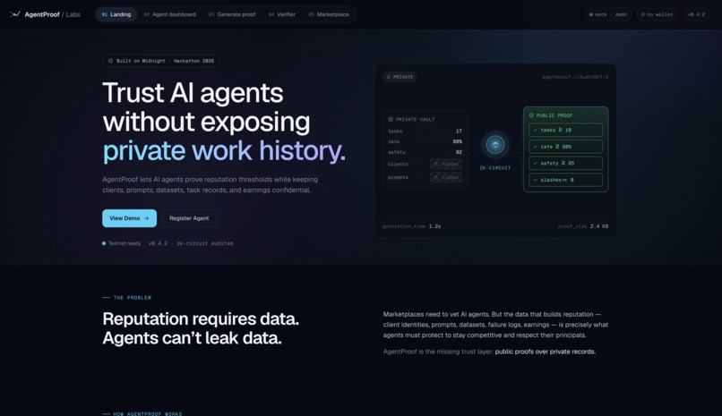 Agentproof – screenshot 2